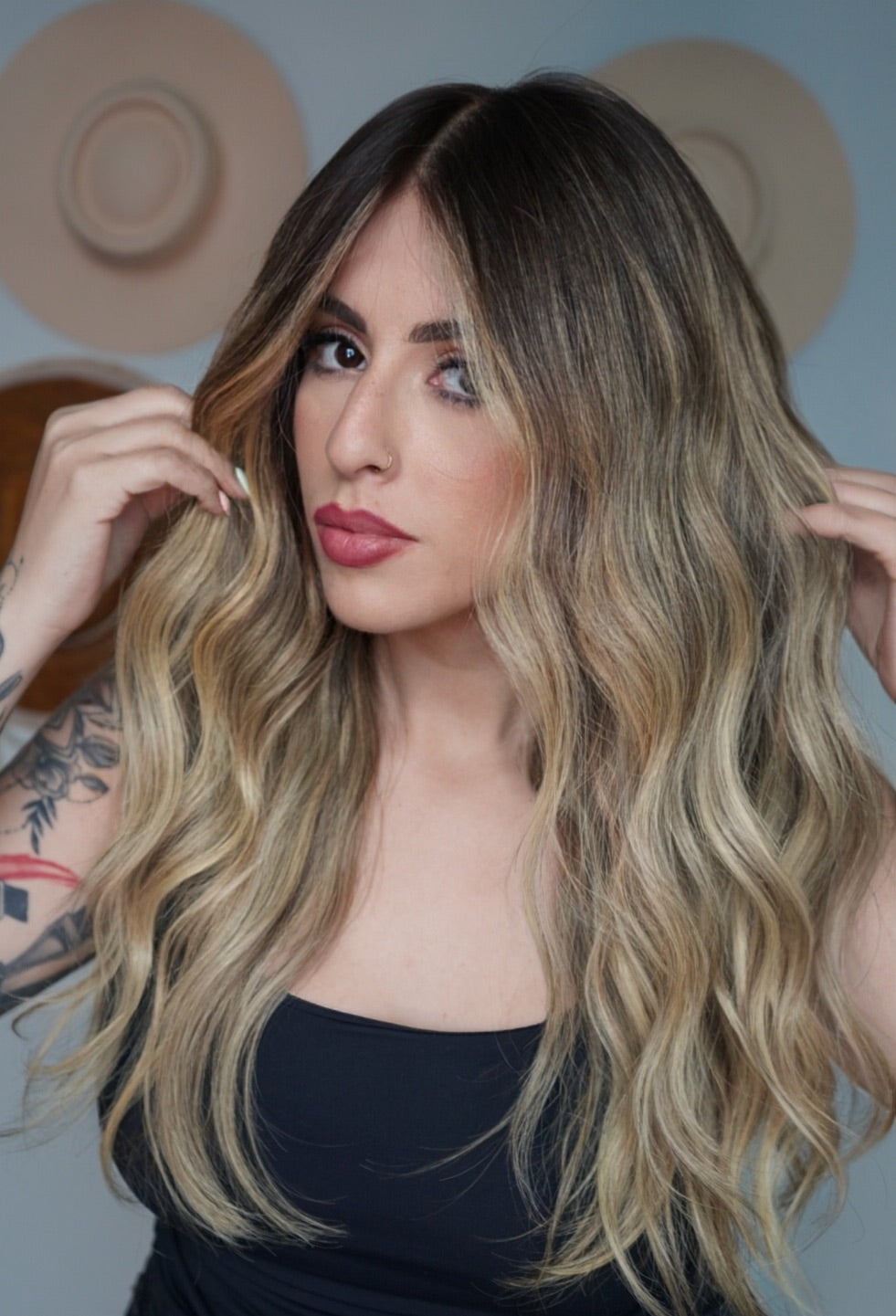 MODEL HAVE 18" WIG